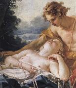 Francois Boucher Details of Daphnis and Chloe oil painting picture wholesale